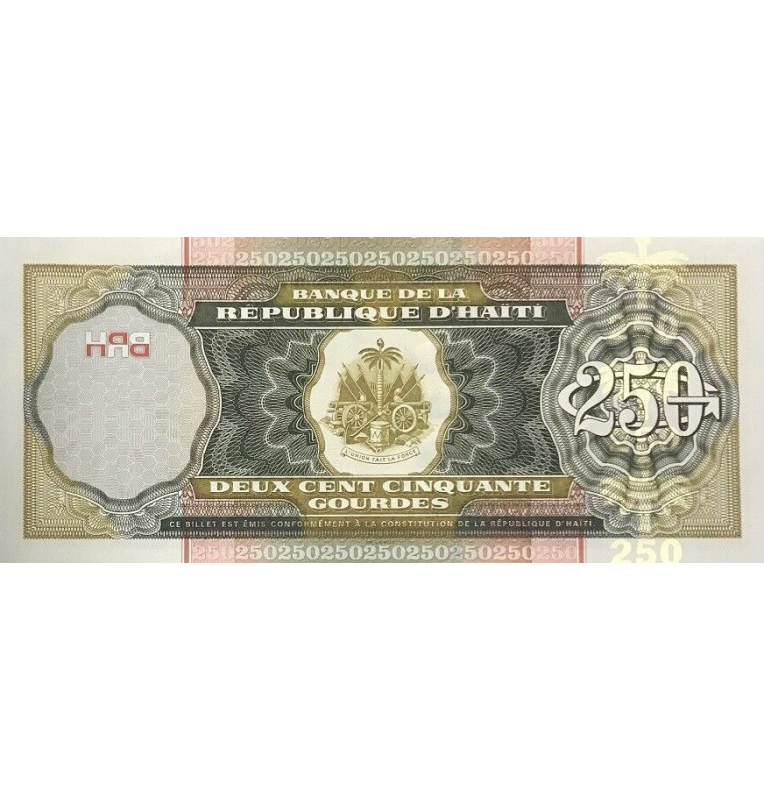 Haiti 250 Gourdes 2003 Pick 269b